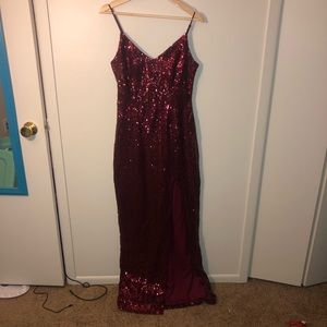 Sexy Floor Length Sparkly Windsor Dress